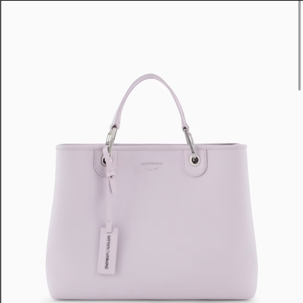 Emporio Armani Lilac Tote Bag